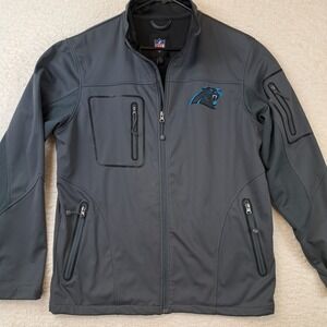 NFL Carolina Panthers Jacket Full Zip Size Medium Unisex Adult